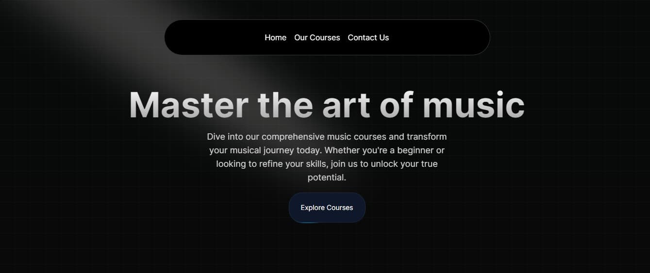 NextJS Template - Music Website